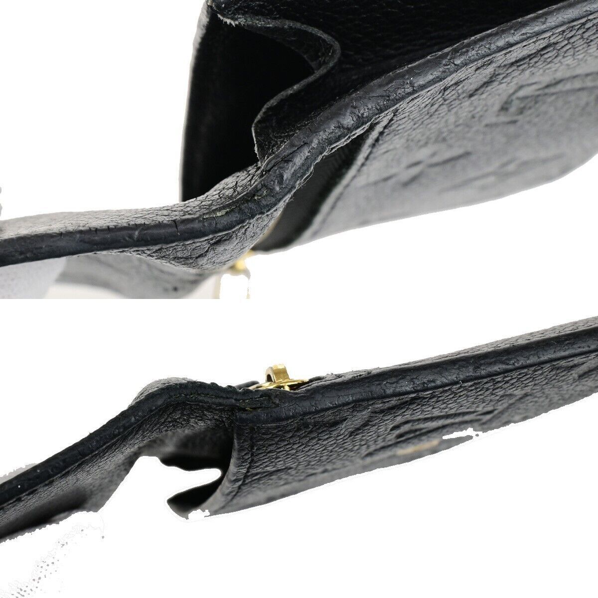 Louis Vuitton Pochette Clés Black Leather Wallet (Pre-Owned) Size ONE SIZE - 10 Thumbnail