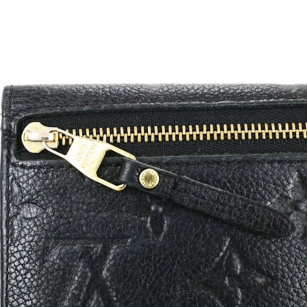 Louis Vuitton Pochette Clés Black Leather Wallet (Pre-Owned) Size ONE SIZE - 9 Thumbnail