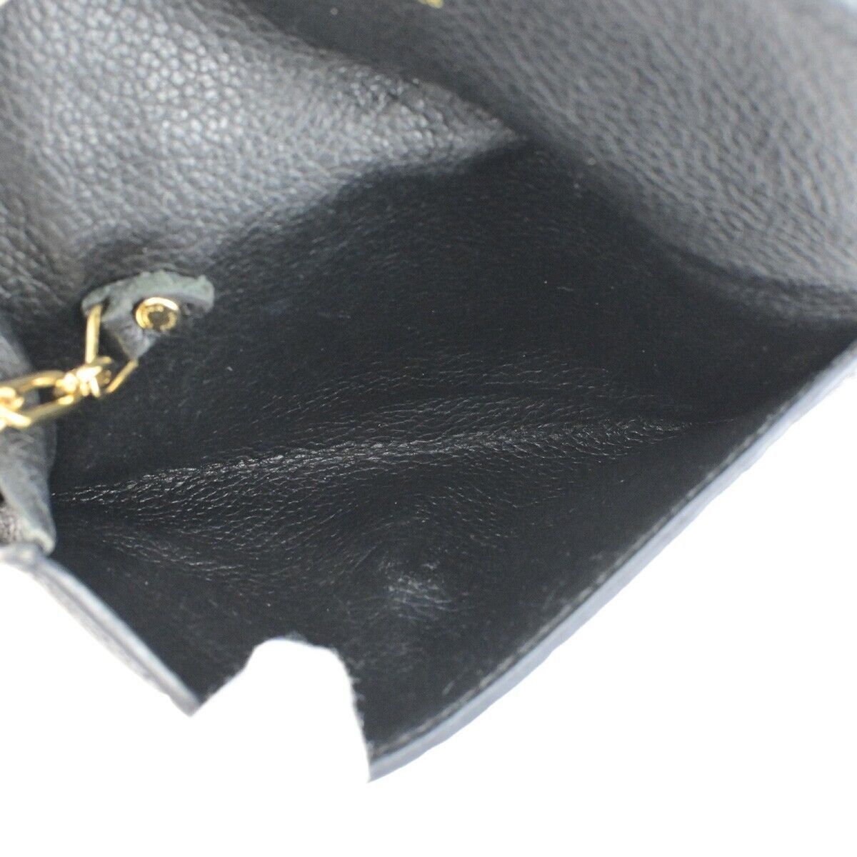 Louis Vuitton Pochette Clés Black Leather Wallet (Pre-Owned) Size ONE SIZE - 11 Thumbnail