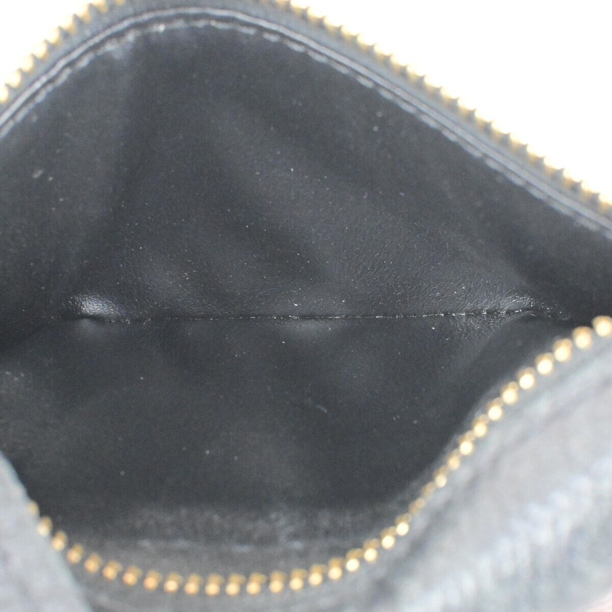 Louis Vuitton Pochette Clés Black Leather Wallet (Pre-Owned) Size ONE SIZE - 12 Thumbnail
