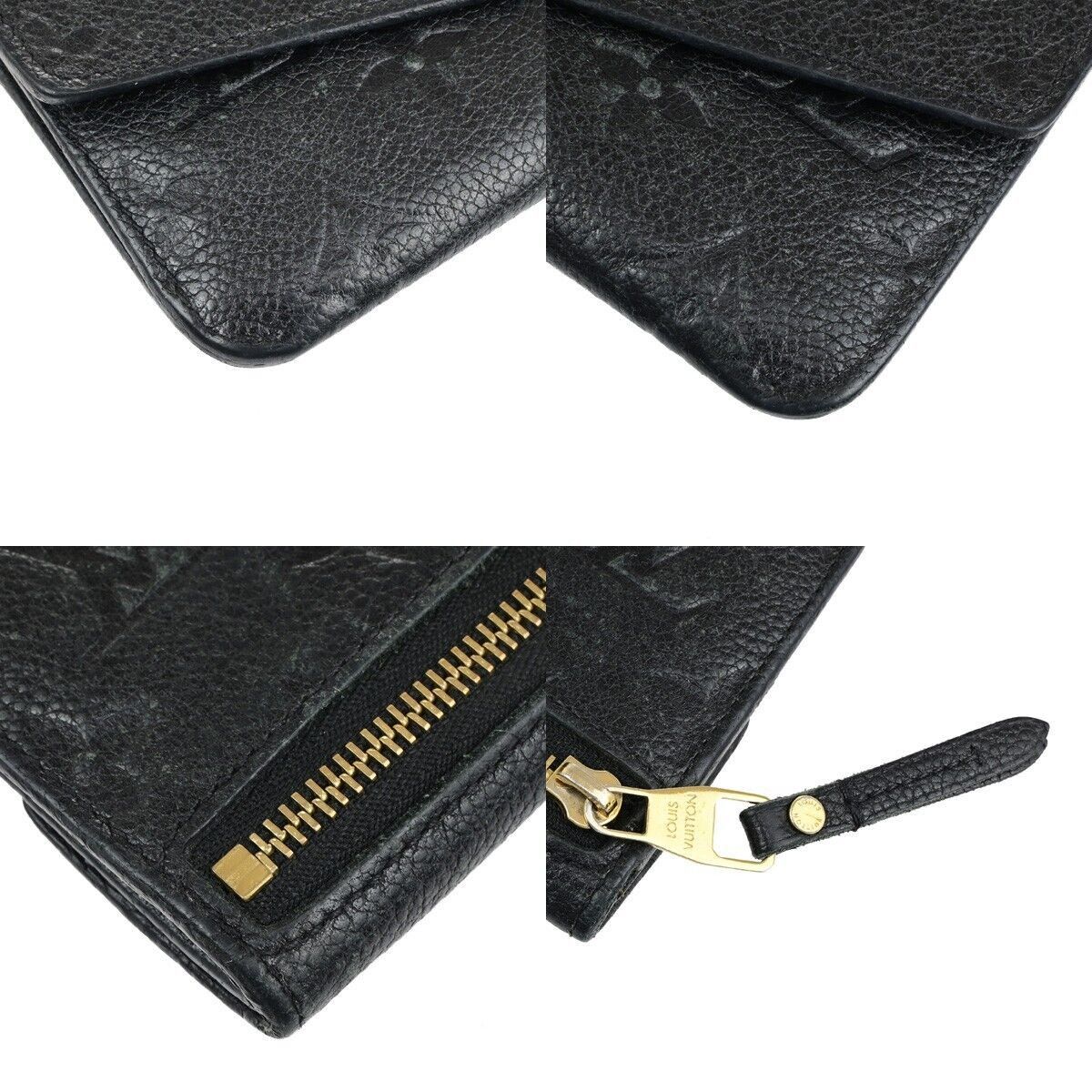 Louis Vuitton Pochette Clés Black Leather Wallet (Pre-Owned) Size ONE SIZE - 7 Thumbnail