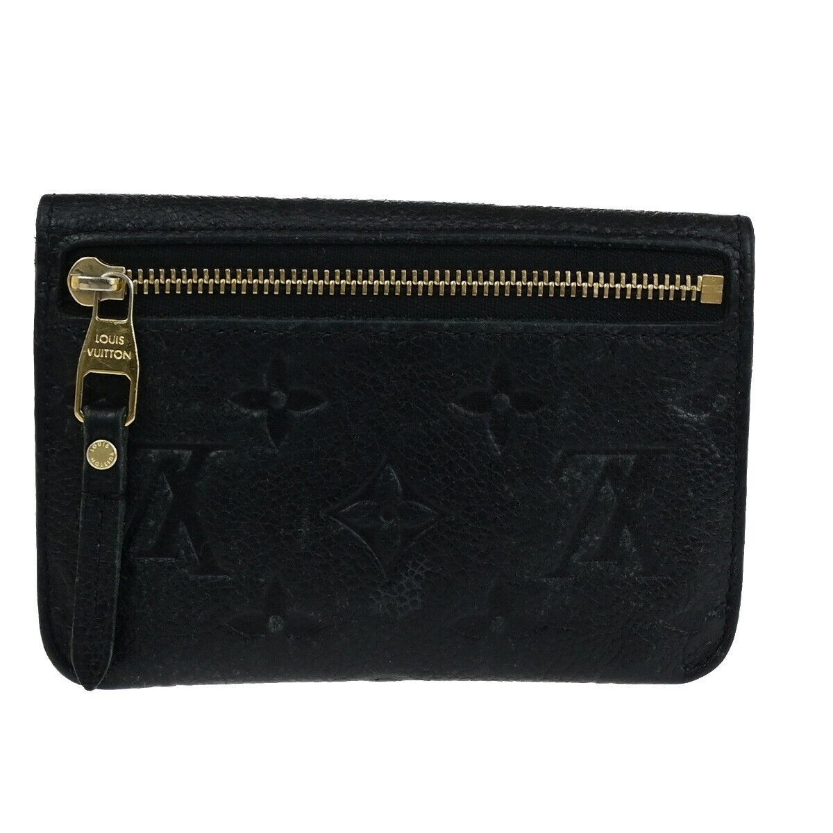 Louis Vuitton Pochette Clés Black Leather Wallet (Pre-Owned) Size ONE SIZE - 2 Thumbnail