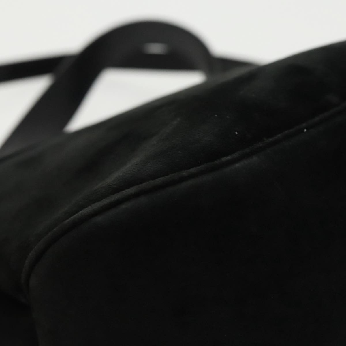 Salvatore Ferragamo Vara Black Suede Handbag (Pre-Owned) Size ONE SIZE - 9 Thumbnail