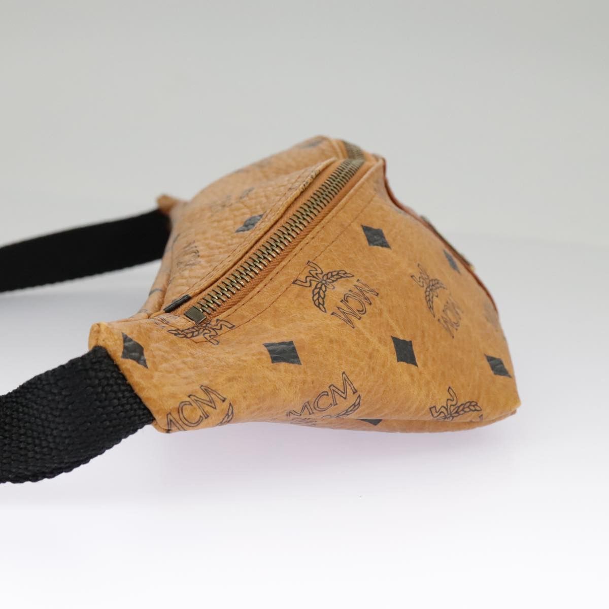 MCM Visetos Brown Canvas Shoulder Bag (Pre-Owned) Size ONE SIZE - 3 Thumbnail