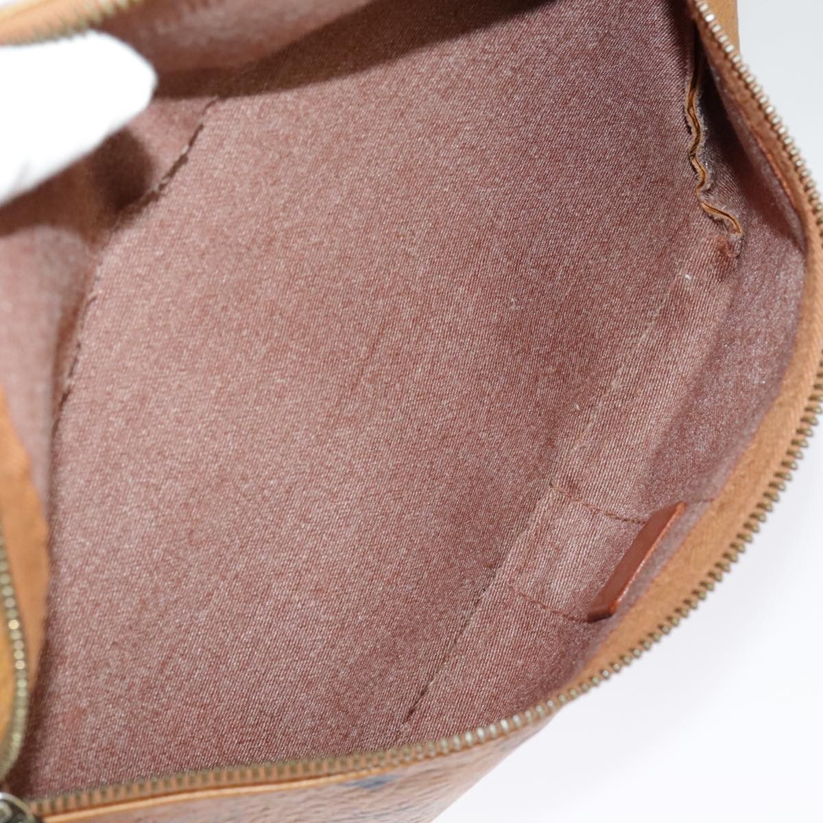 MCM Visetos Brown Canvas Shoulder Bag (Pre-Owned) Size ONE SIZE - 9 Thumbnail