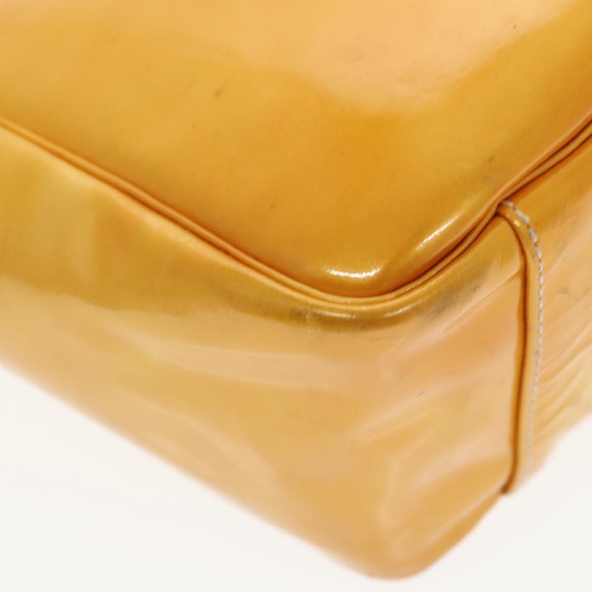 Chanel Yellow Patent Leather Handbag (Pre-Owned) Size ONE SIZE - 9 Thumbnail
