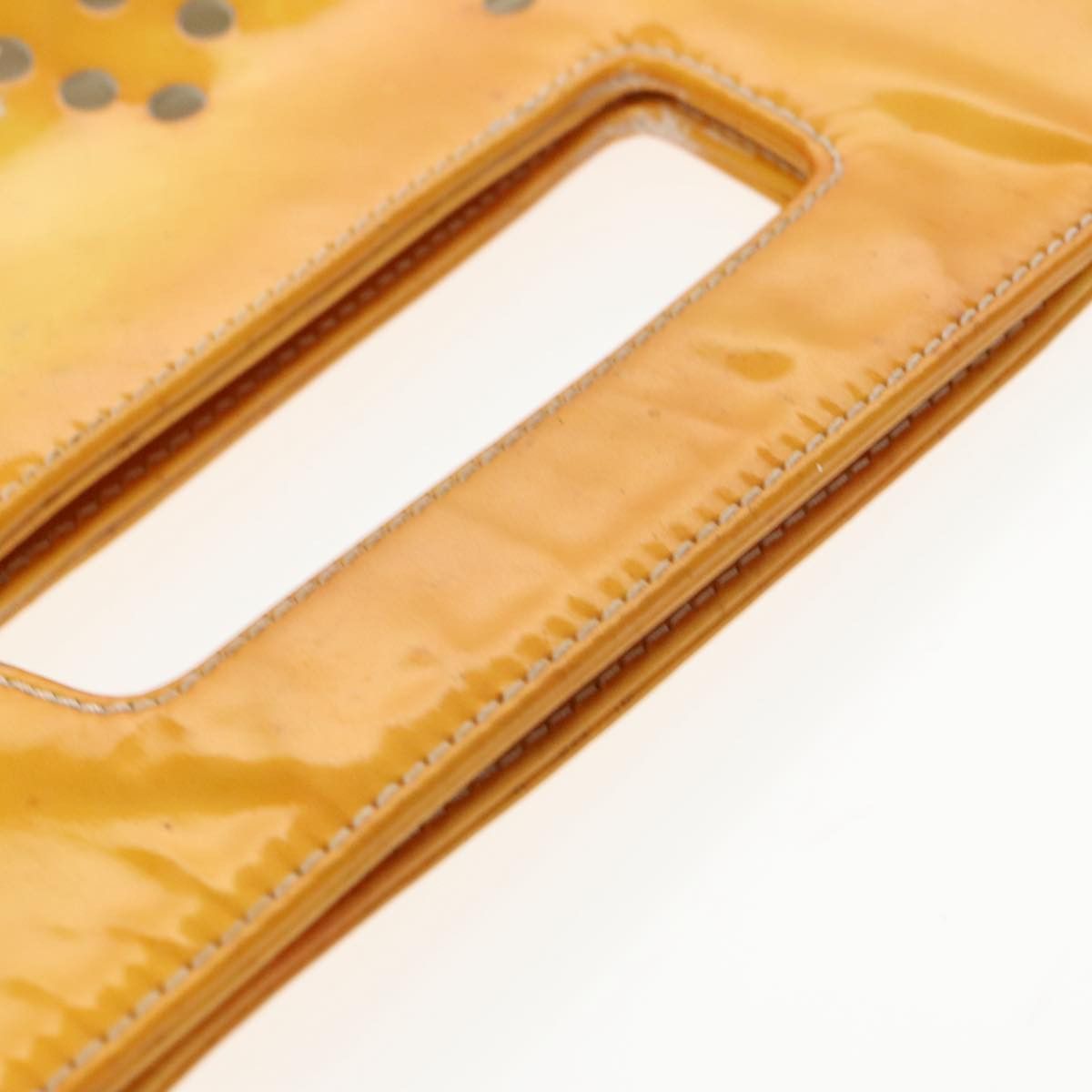 Chanel Yellow Patent Leather Handbag (Pre-Owned) Size ONE SIZE - 15 Thumbnail