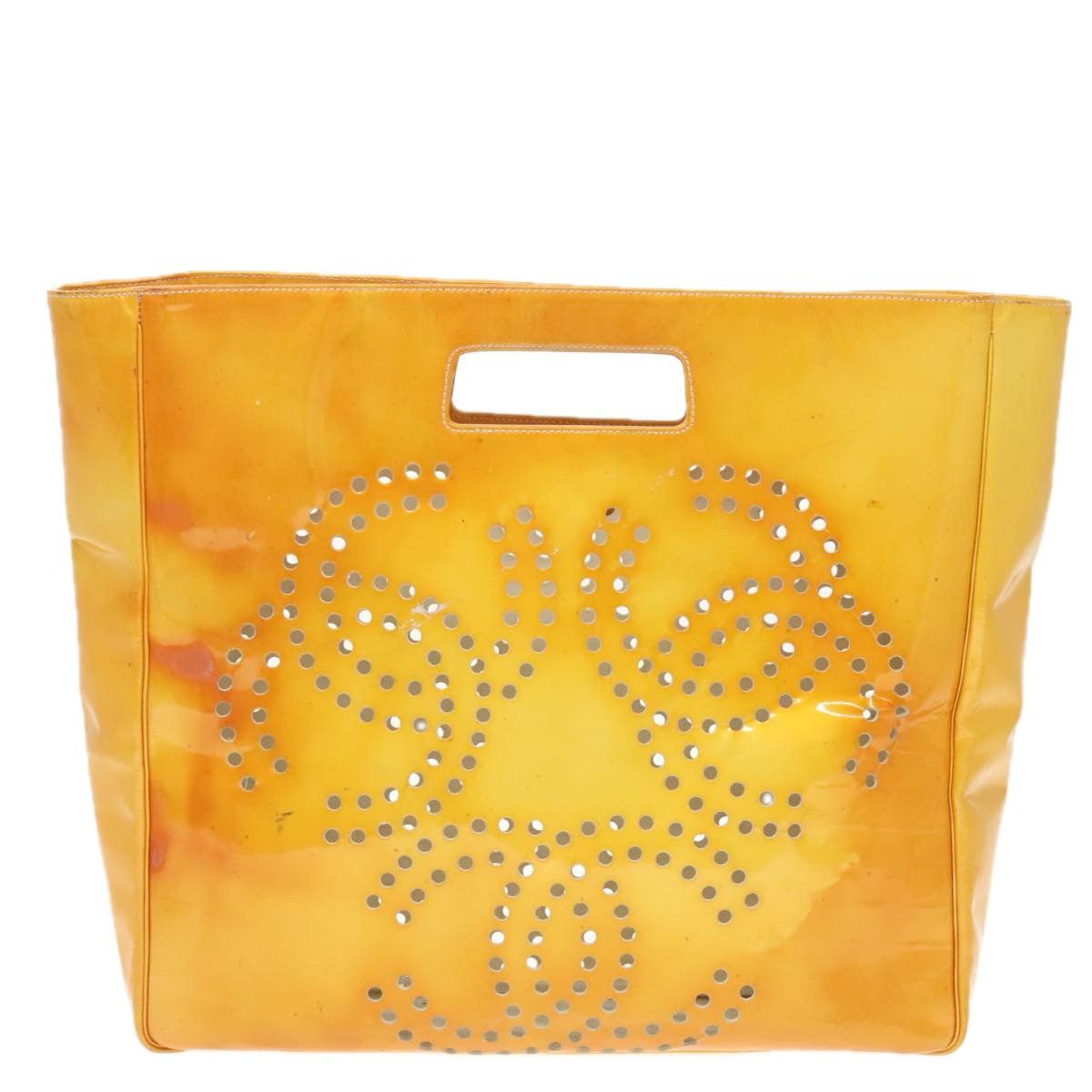 Chanel Yellow Patent Leather Handbag (Pre-Owned) Size ONE SIZE - 2 Thumbnail