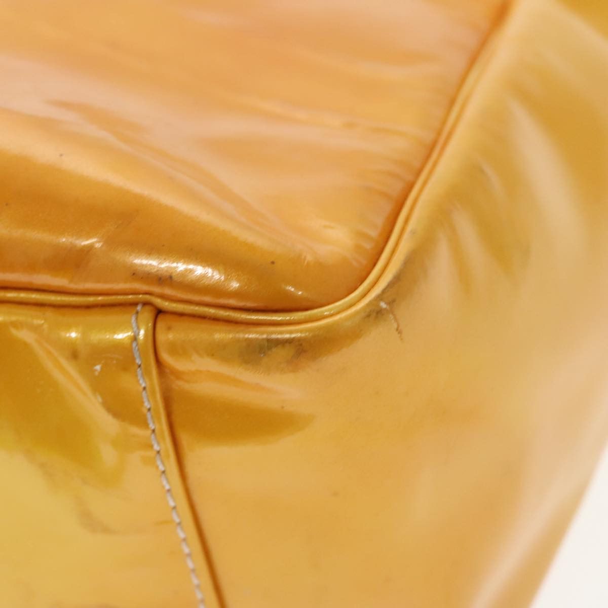 Chanel Yellow Patent Leather Handbag (Pre-Owned) Size ONE SIZE - 8 Thumbnail