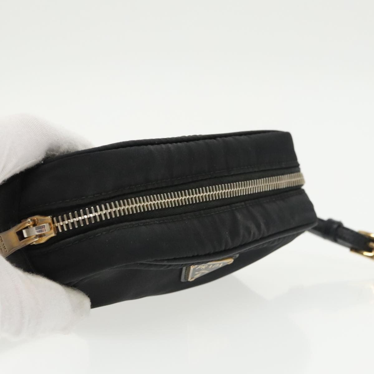 Prada Re-Nylon Black Synthetic Clutch Bag (Pre-Owned) Size ONE SIZE - 10 Thumbnail