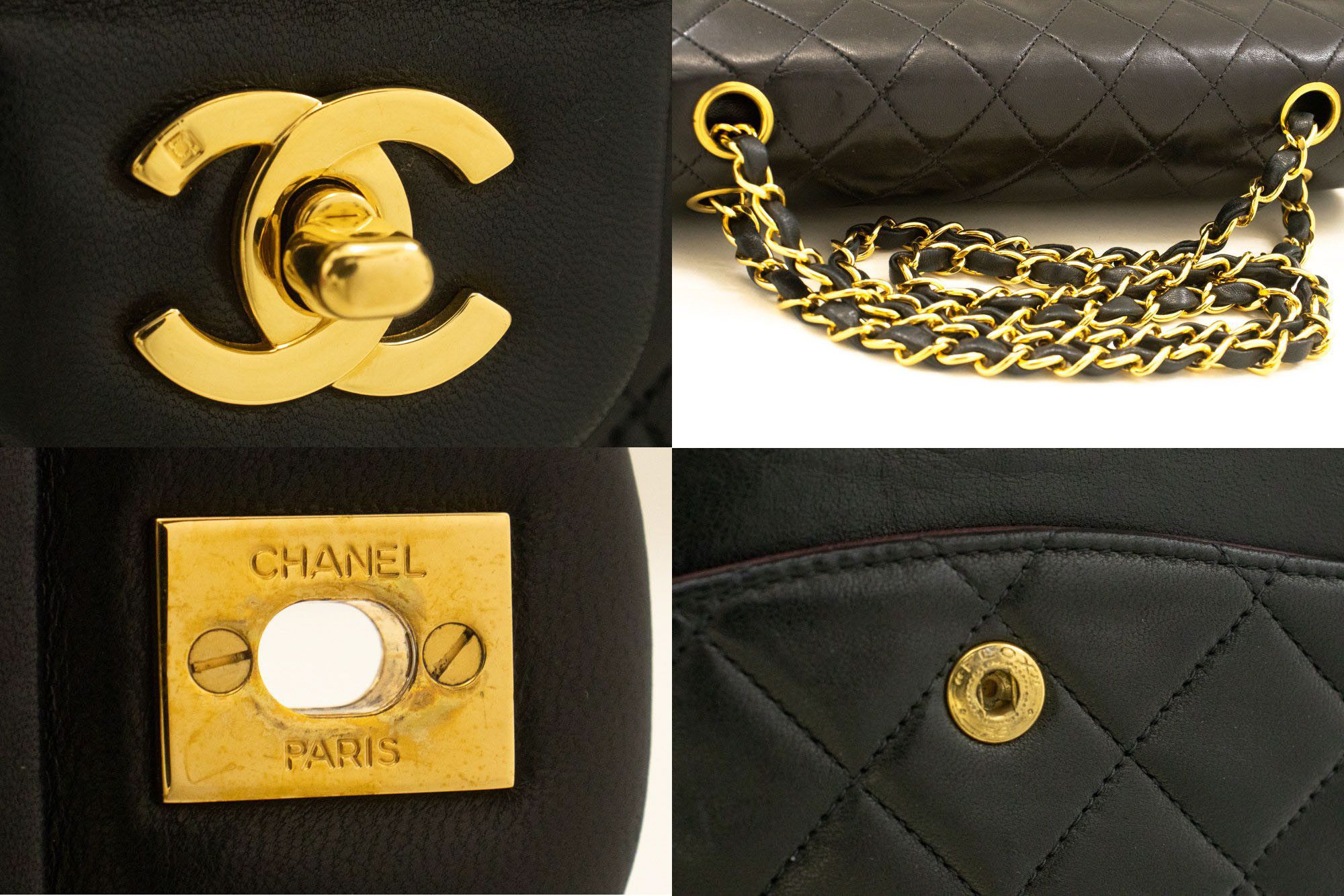 Chanel Black Leather Shoulder Bag (Pre-Owned) Size ONE SIZE - 7 Thumbnail