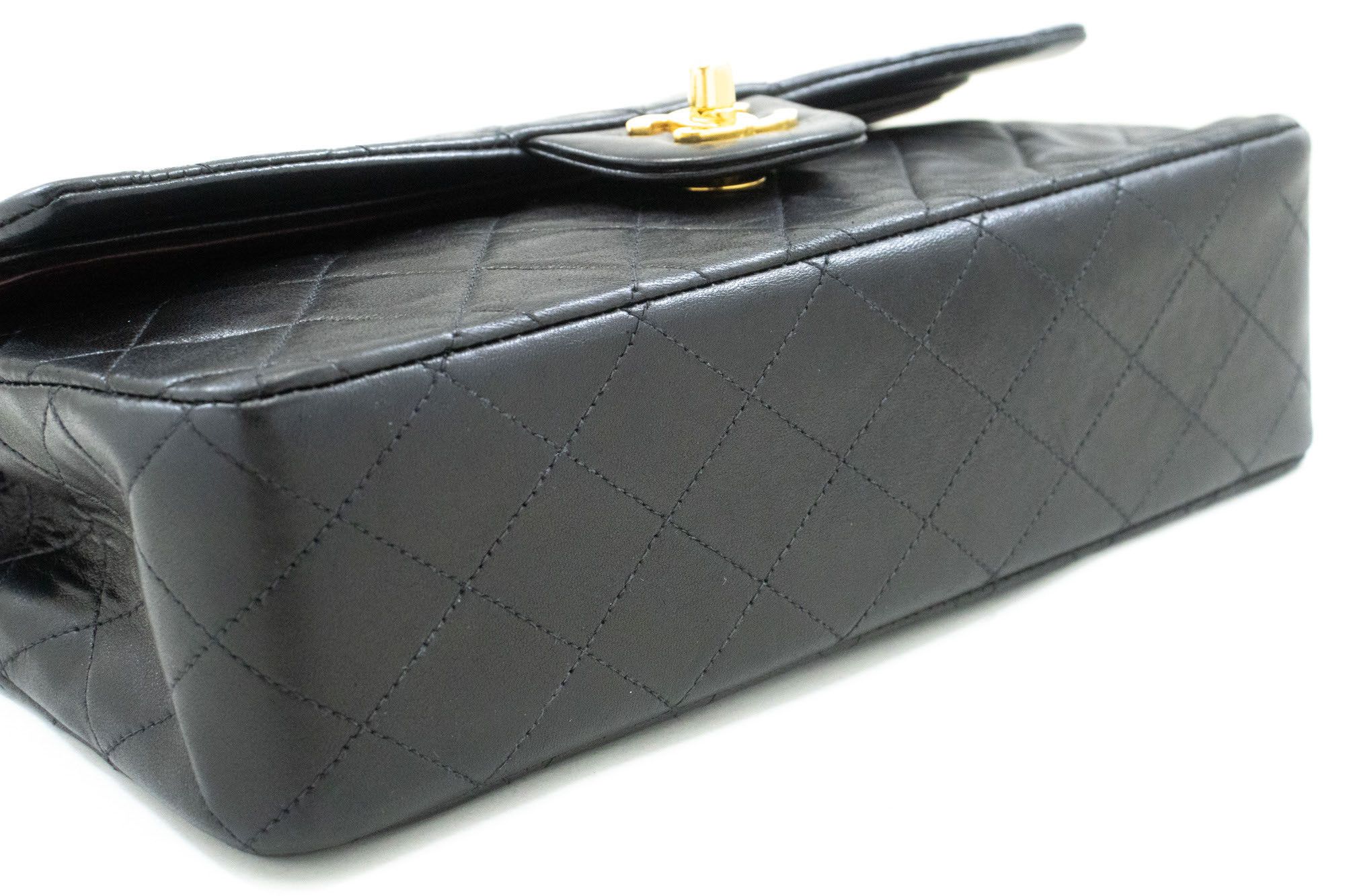 Chanel Black Leather Shoulder Bag (Pre-Owned) Size ONE SIZE - 6 Thumbnail
