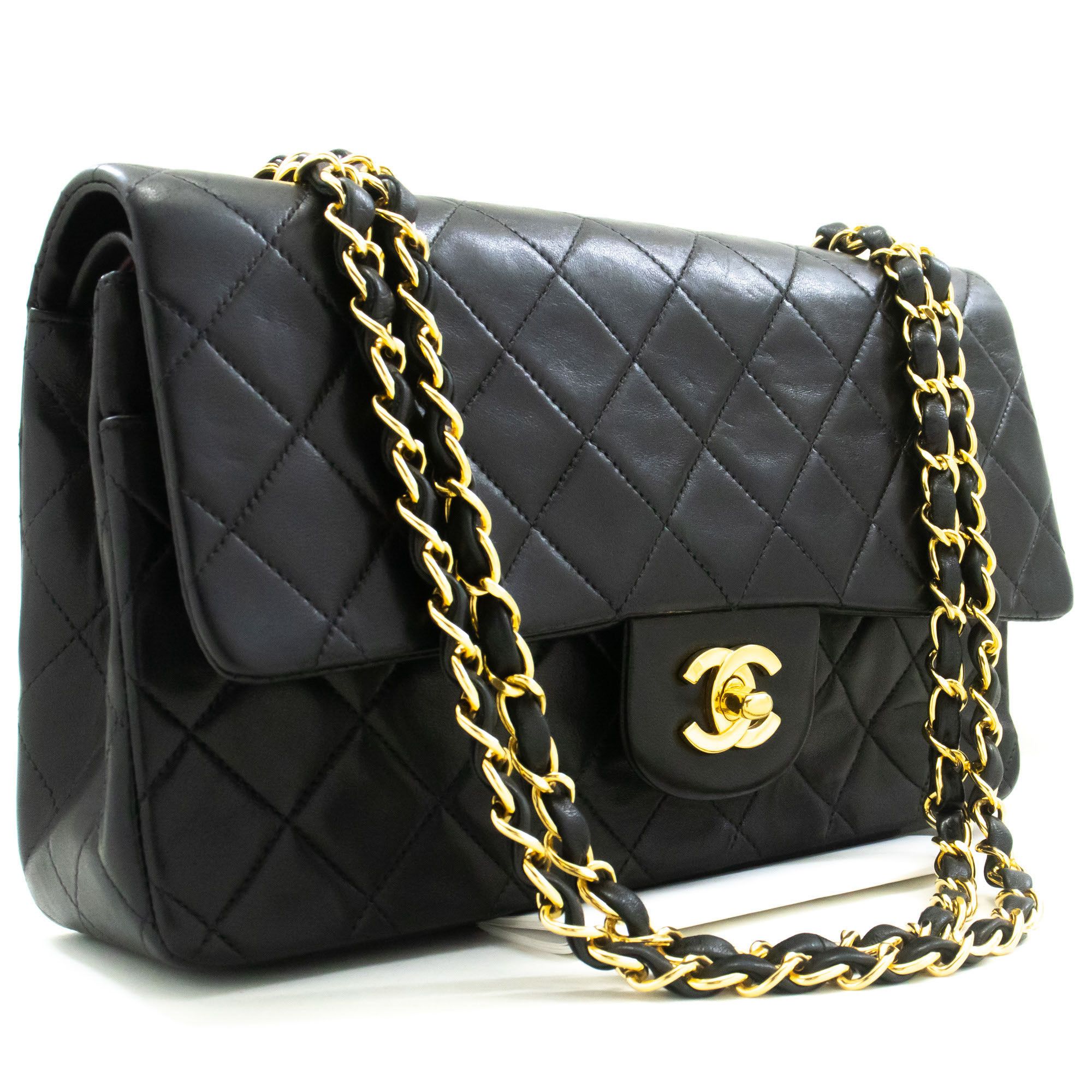 Chanel Black Leather Shoulder Bag (Pre-Owned) Size ONE SIZE - 4 Thumbnail