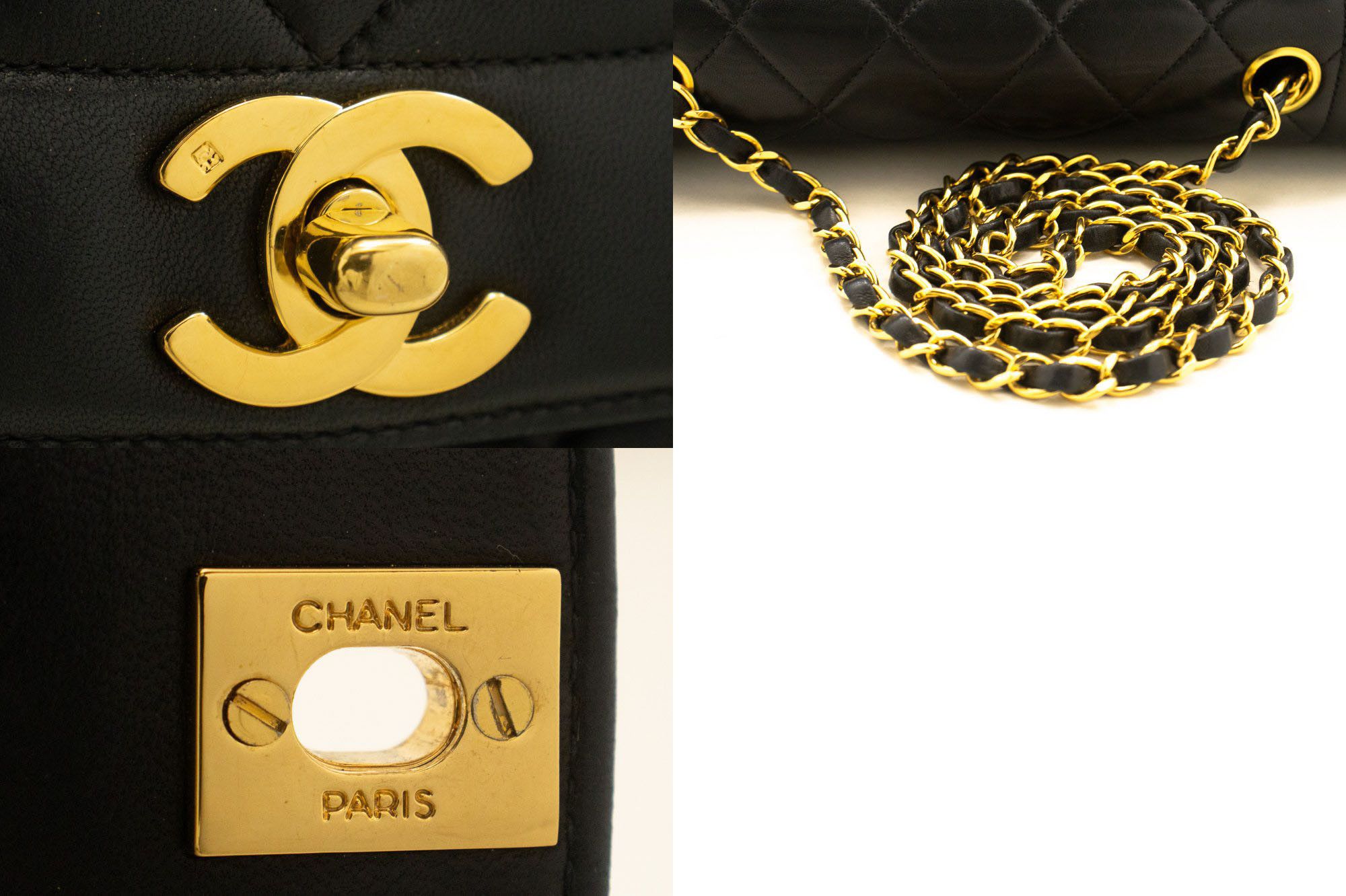 Chanel Diana Black Leather Shoulder Bag (Pre-Owned) Size ONE SIZE - 7 Thumbnail