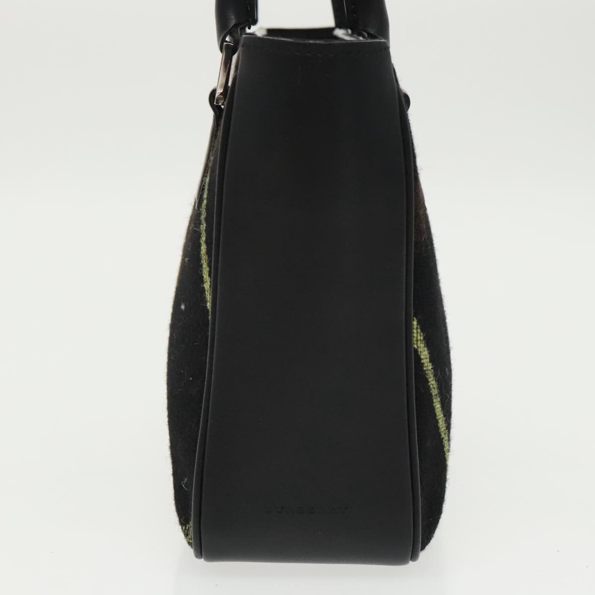 Burberry Black Leather Handbag (Pre-Owned) Size ONE SIZE - 13 Thumbnail