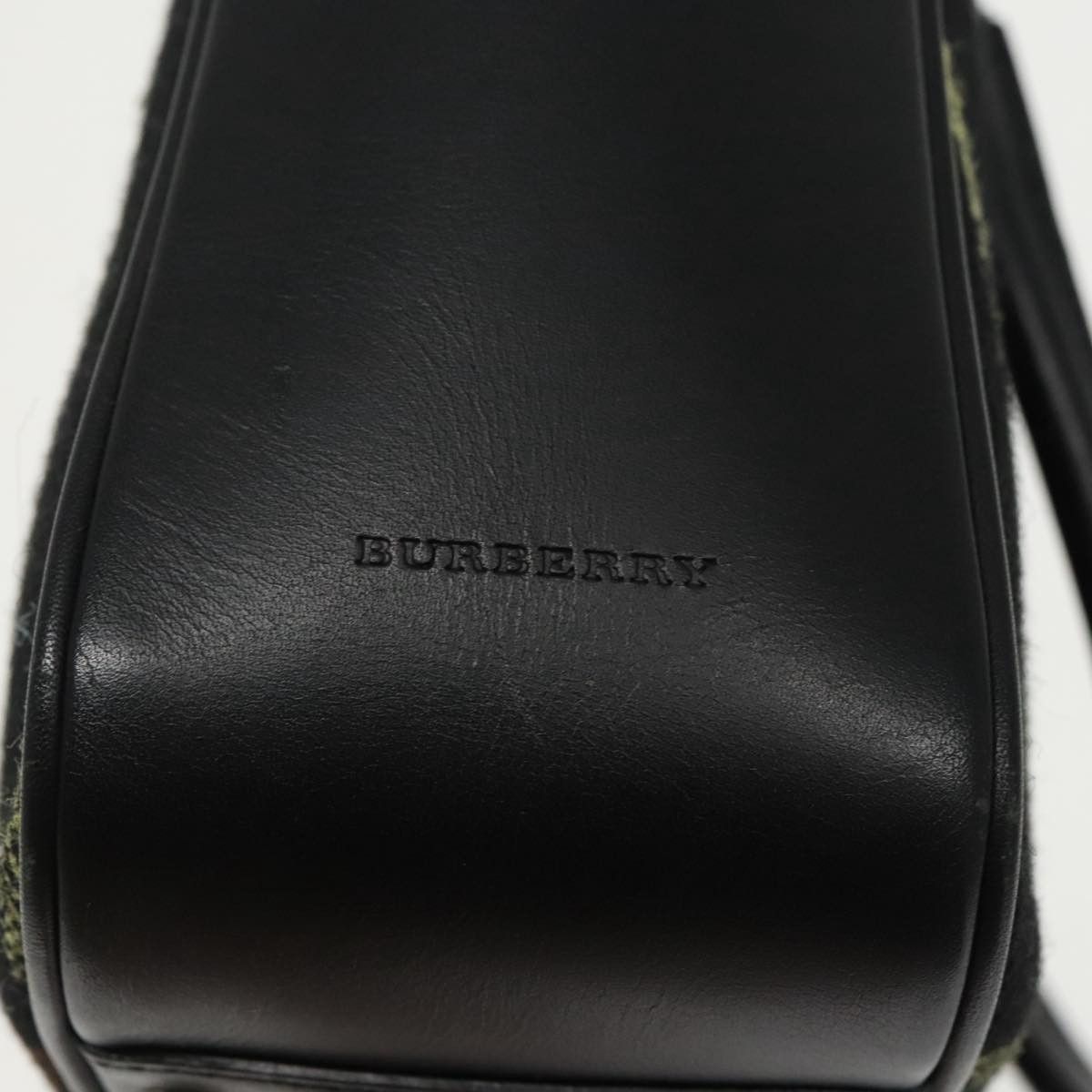 Burberry Black Leather Handbag (Pre-Owned) Size ONE SIZE - 10 Thumbnail