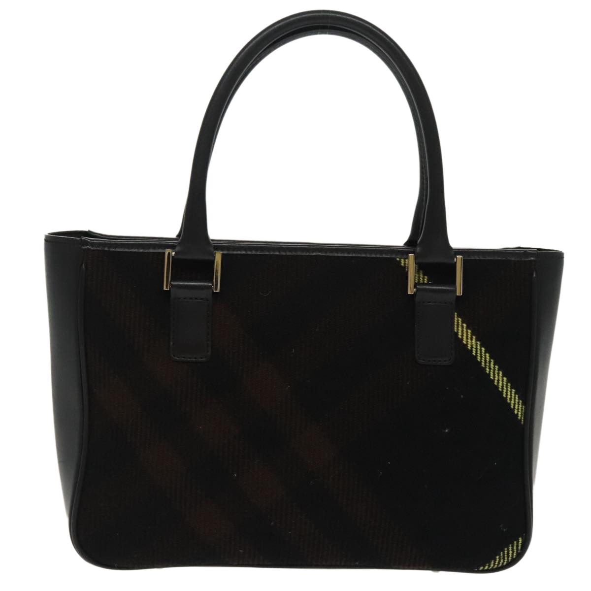 Burberry Black Leather Handbag (Pre-Owned) Size ONE SIZE - 2 Thumbnail