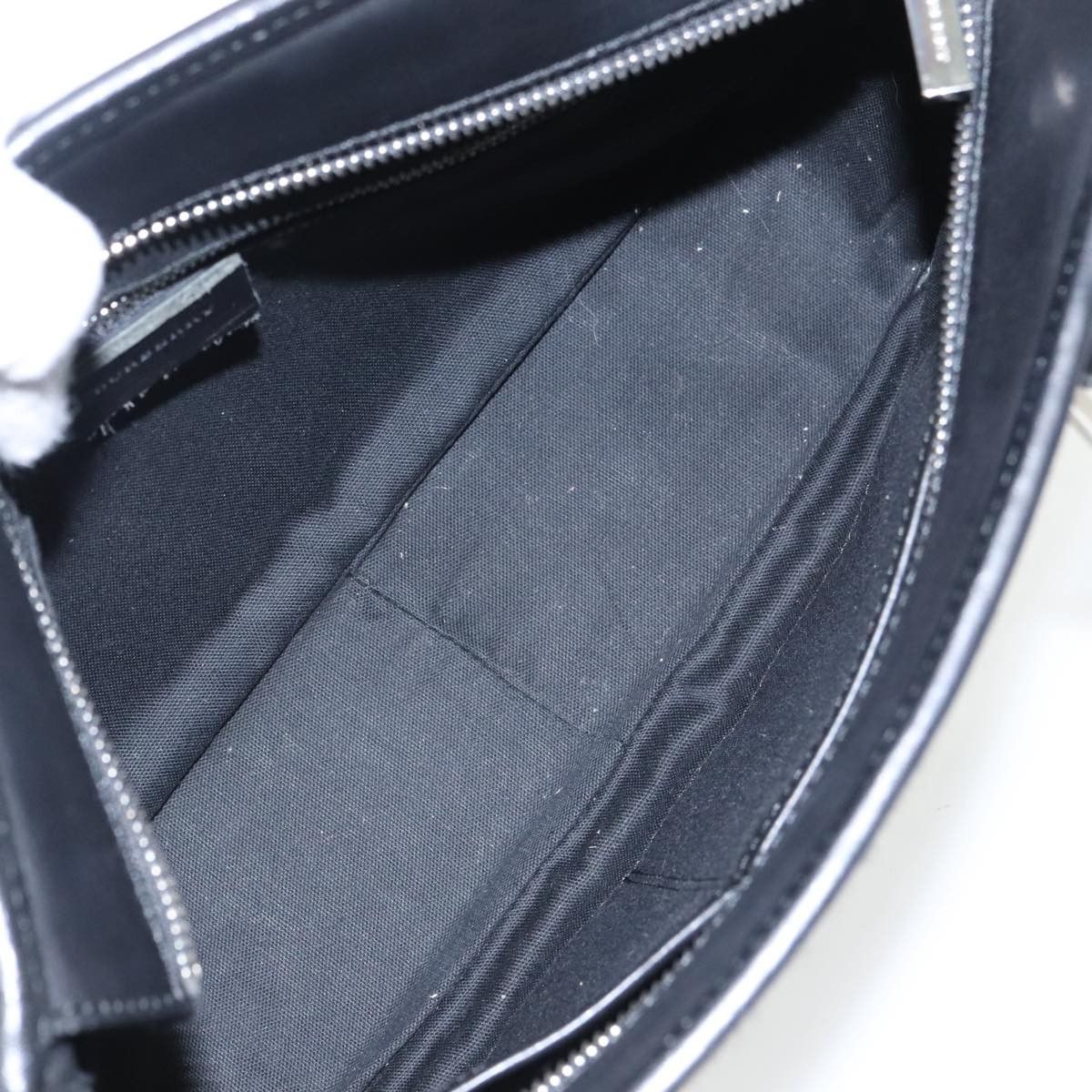 Burberry Black Leather Handbag (Pre-Owned) Size ONE SIZE - 8 Thumbnail