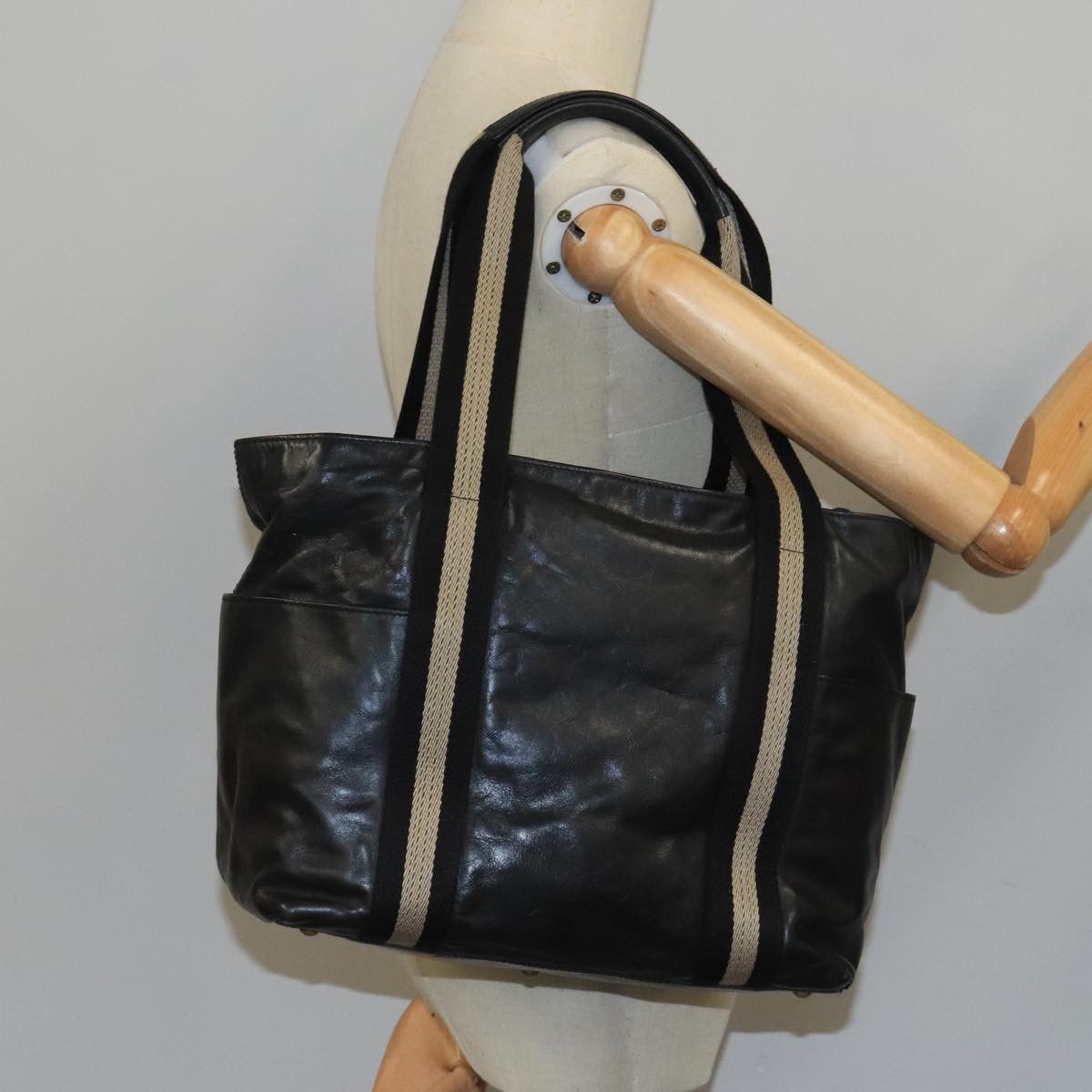 Bally Black Leather Tote Bag (Pre-Owned) Size ONE SIZE - 17 Thumbnail