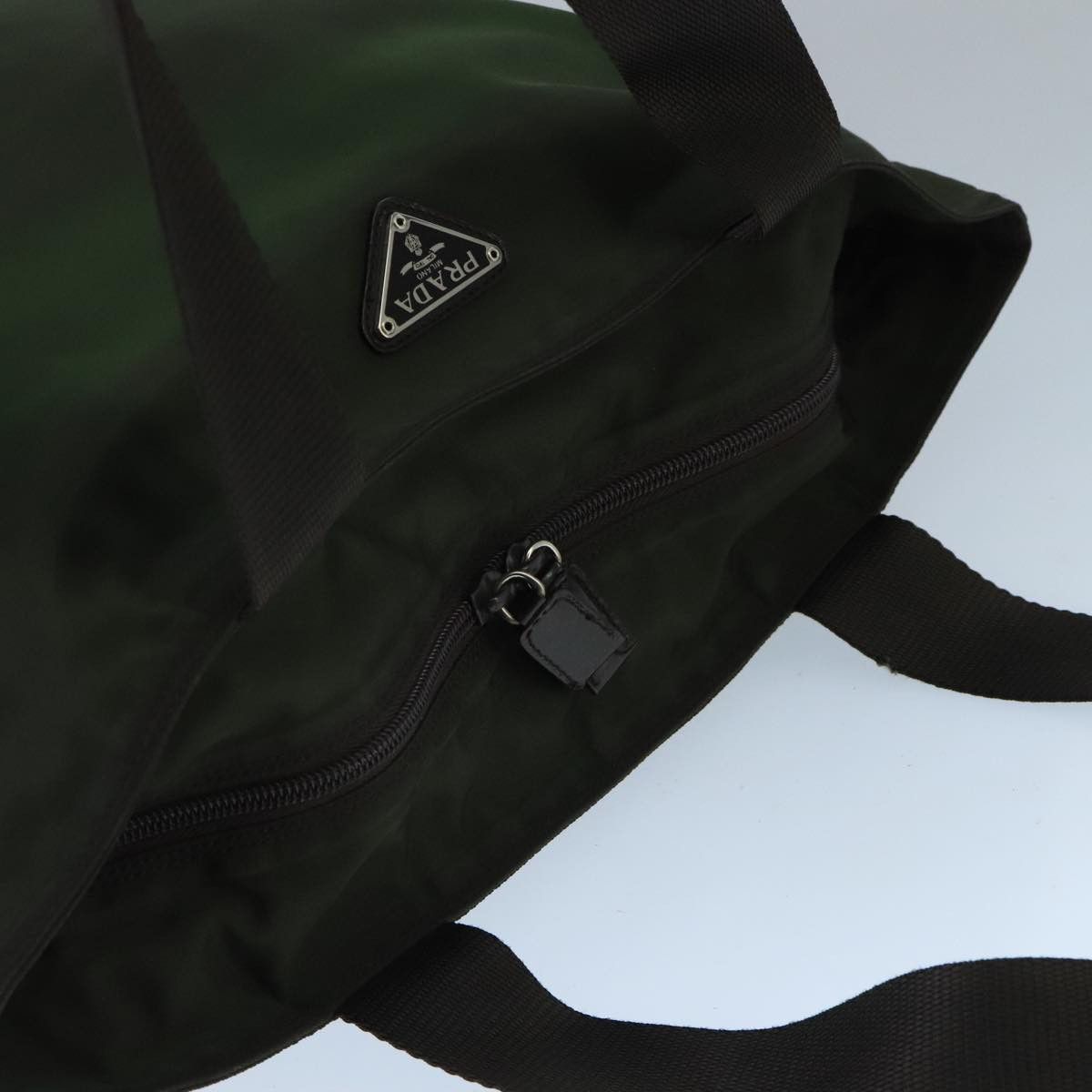 Prada Re-Nylon Khaki Synthetic Tote Bag (Pre-Owned) Size ONE SIZE - 11 Thumbnail