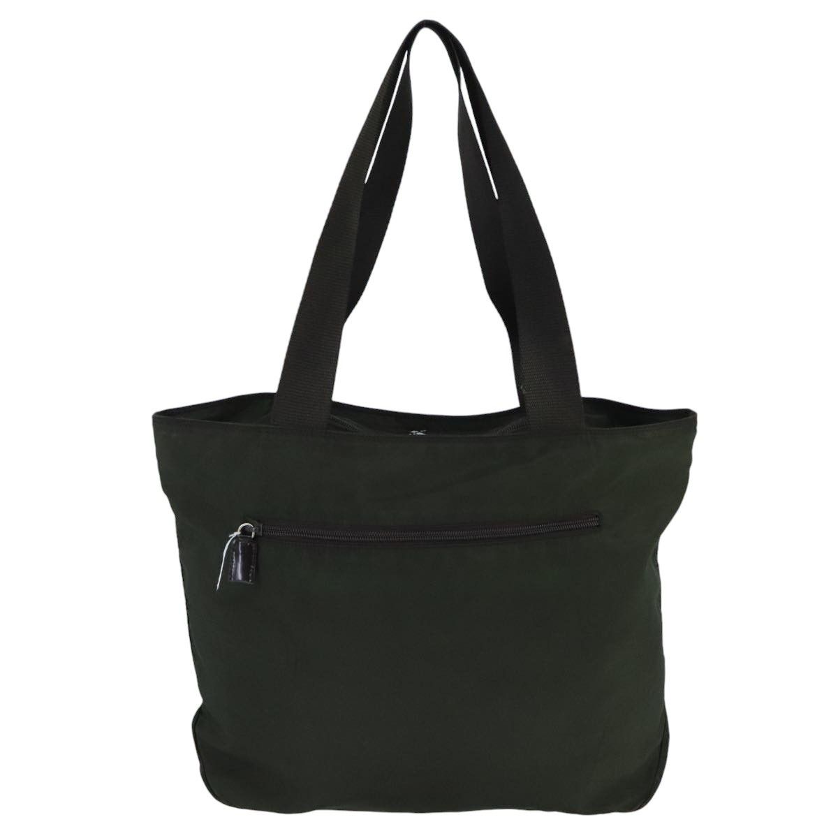 Prada Re-Nylon Khaki Synthetic Tote Bag (Pre-Owned) Size ONE SIZE - 2 Thumbnail