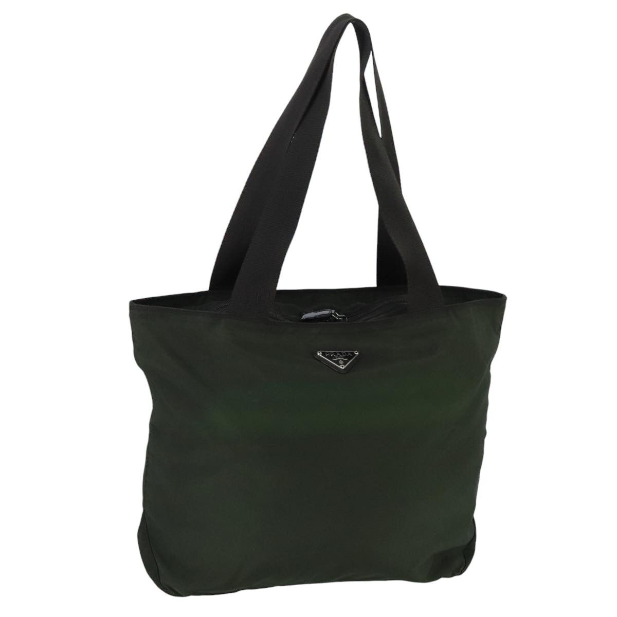 Prada Re-Nylon Khaki Synthetic Tote Bag (Pre-Owned) Size ONE SIZE - 18 Thumbnail