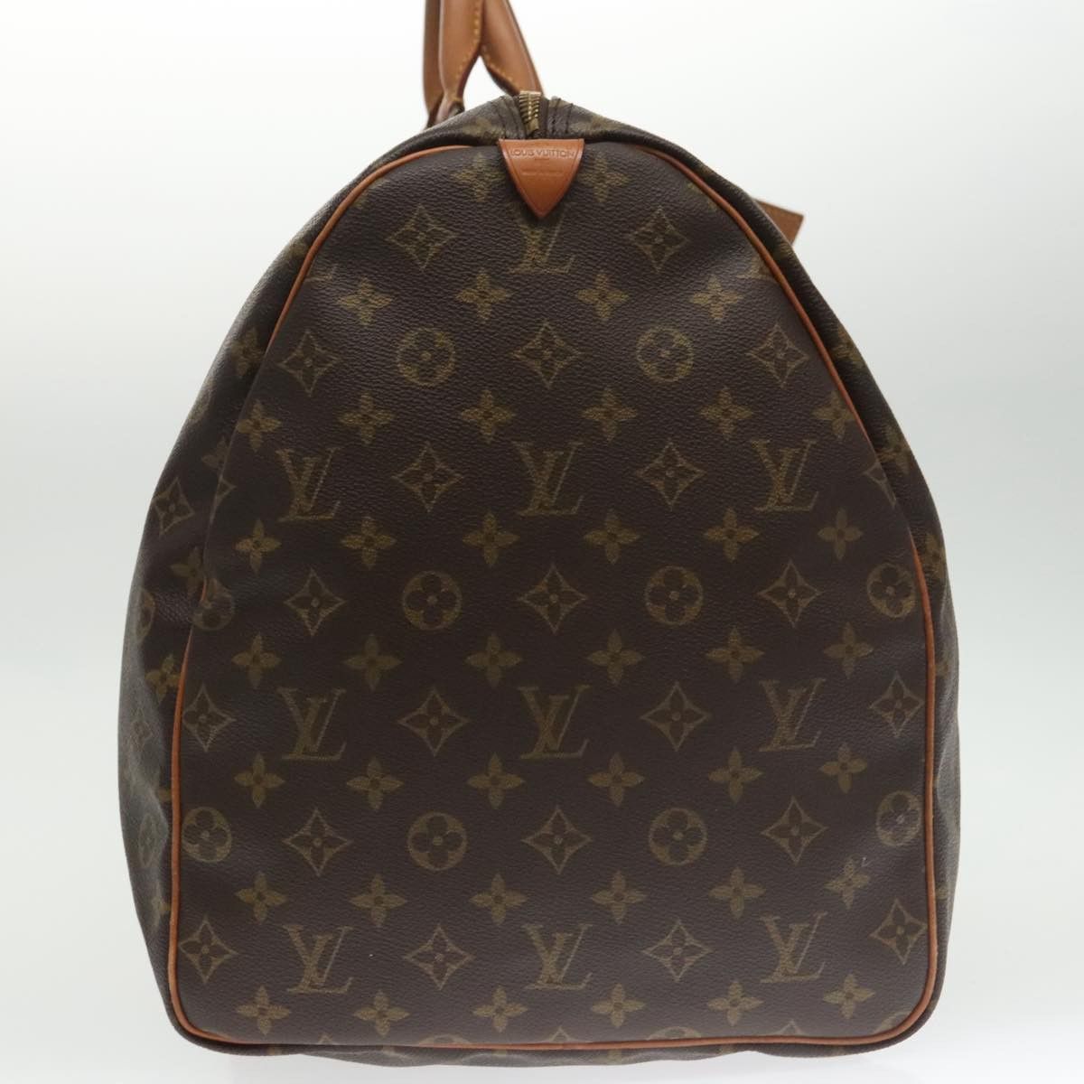 Louis Vuitton Keepall 60 Brown Canvas Travel Bag (Pre-Owned) Size ONE SIZE - 4 Thumbnail