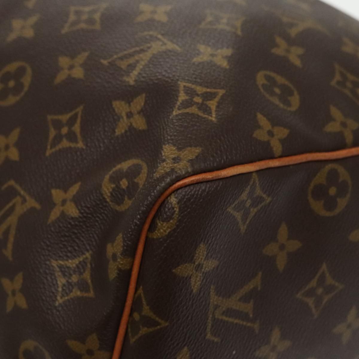 Louis Vuitton Keepall 60 Brown Canvas Travel Bag (Pre-Owned) Size ONE SIZE - 10 Thumbnail