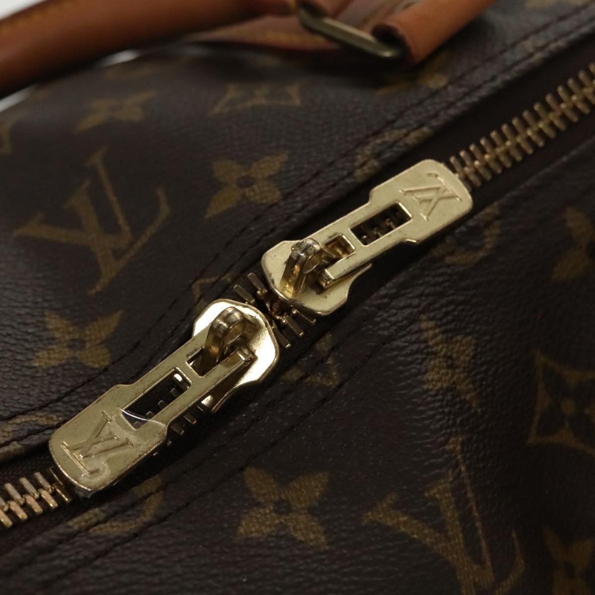 Louis Vuitton Keepall 60 Brown Canvas Travel Bag (Pre-Owned) Size ONE SIZE - 11 Thumbnail