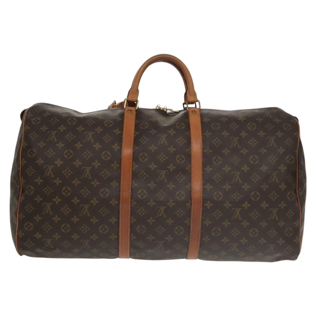 Louis Vuitton Keepall 60 Brown Canvas Travel Bag (Pre-Owned) Size ONE SIZE - 2 Thumbnail