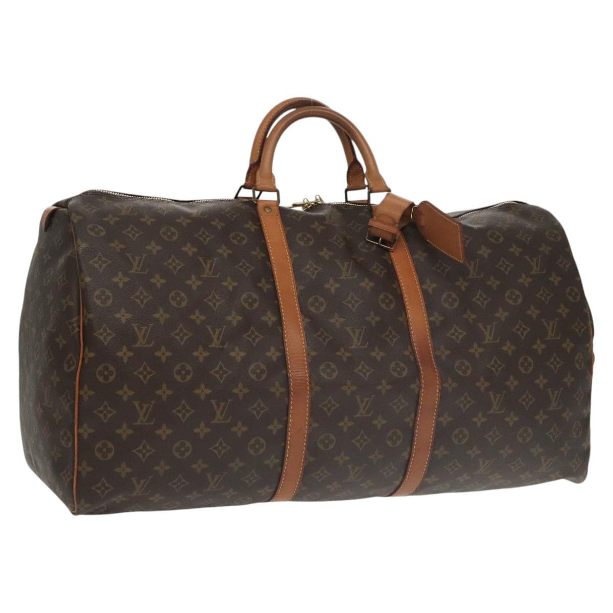 Louis Vuitton Keepall 60 Brown Canvas Travel Bag (Pre-Owned) Size ONE SIZE - 16 Thumbnail