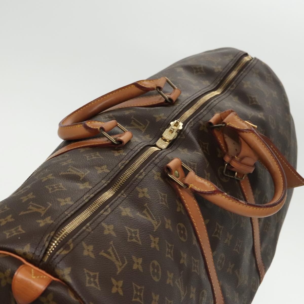 Louis Vuitton Keepall 60 Brown Canvas Travel Bag (Pre-Owned) Size ONE SIZE - 17 Thumbnail