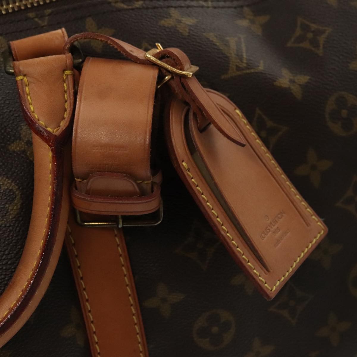 Louis Vuitton Keepall 60 Brown Canvas Travel Bag (Pre-Owned) Size ONE SIZE - 19 Thumbnail