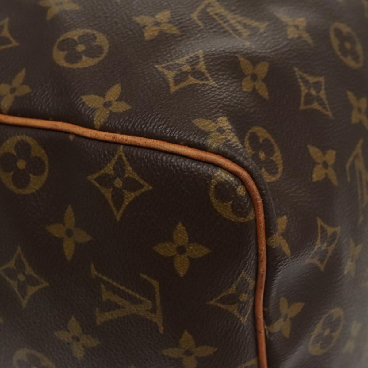 Louis Vuitton Keepall 60 Brown Canvas Travel Bag (Pre-Owned) Size ONE SIZE - 9 Thumbnail