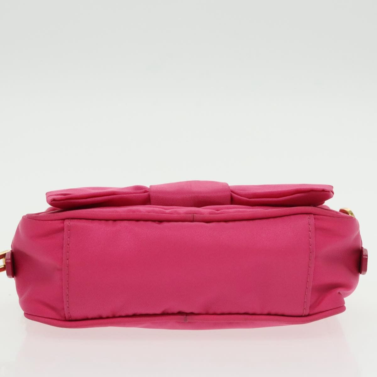 Prada Ribbon Pink Synthetic Shoulder Bag (Pre-Owned) Size ONE SIZE - 17 Thumbnail