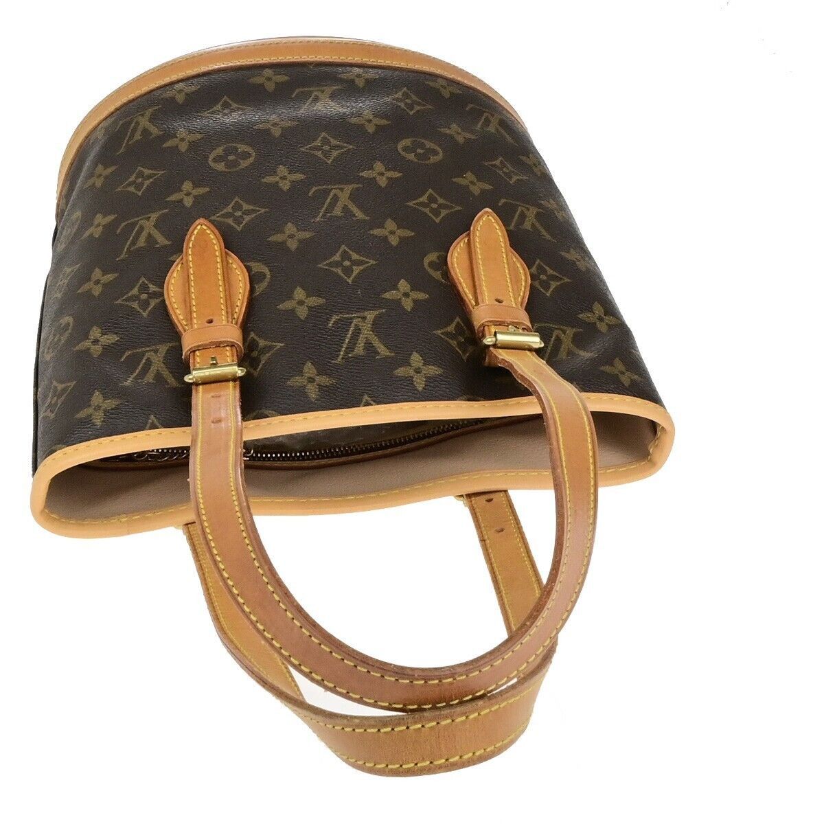 Louis Vuitton Bucket Pm Brown Canvas Shoulder Bag (Pre-Owned) Size ONE SIZE - 6 Thumbnail