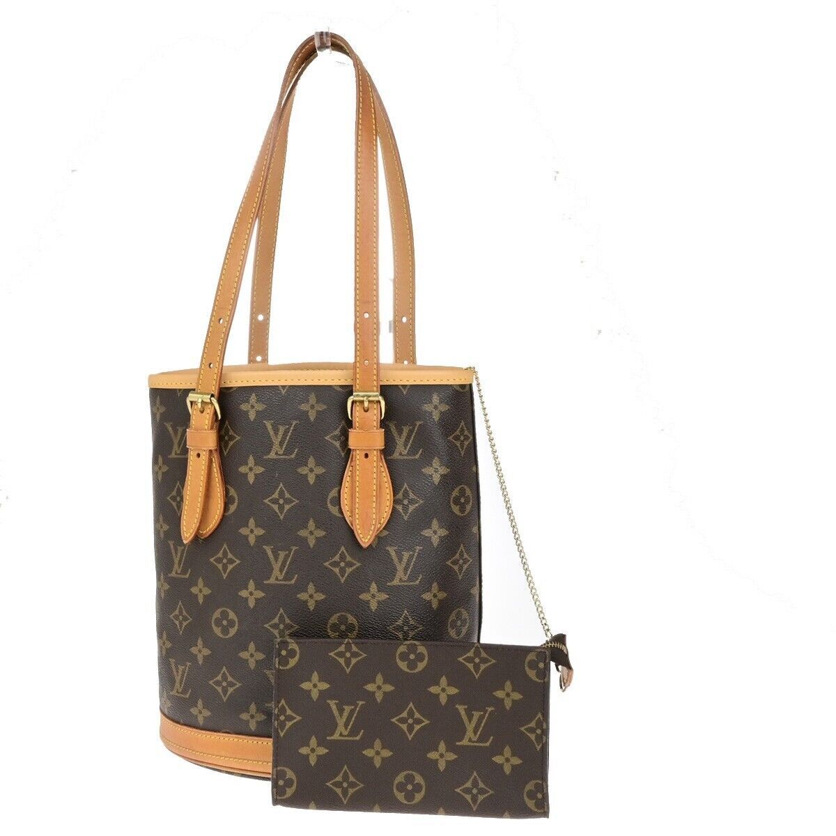 Louis Vuitton Bucket Pm Brown Canvas Shoulder Bag (Pre-Owned) Size ONE SIZE - 2 Thumbnail