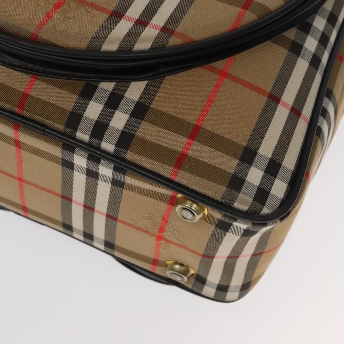 Burberry Nova Check Beige Canvas Handbag (Pre-Owned) Size ONE SIZE - 8 Thumbnail