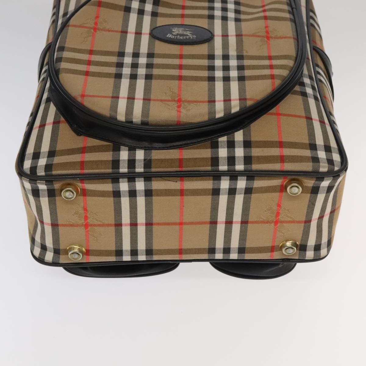 Burberry Nova Check Beige Canvas Handbag (Pre-Owned) Size ONE SIZE - 19 Thumbnail