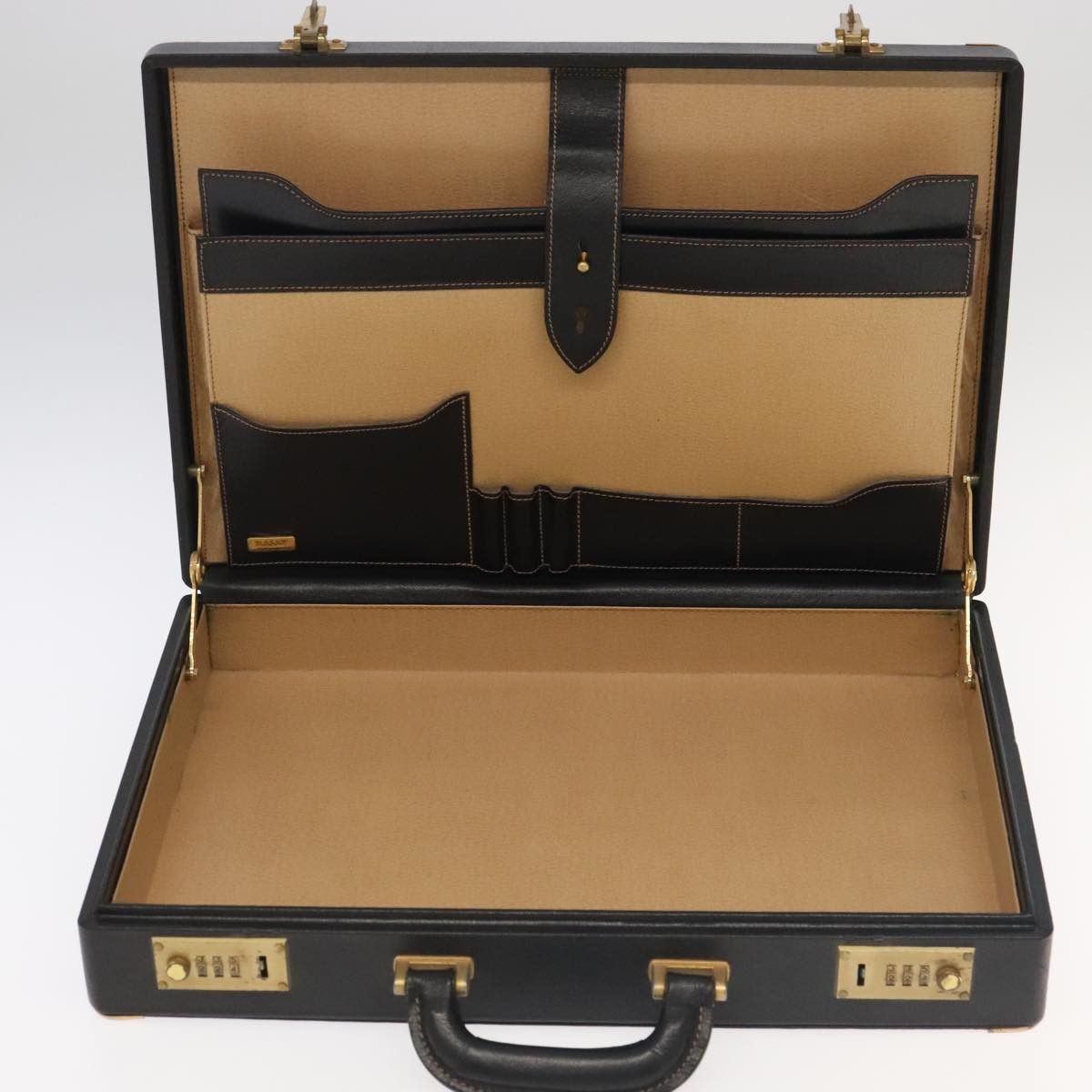 Bally Black Leather Briefcase Bag (Pre-Owned) Size ONE SIZE - 9 Thumbnail