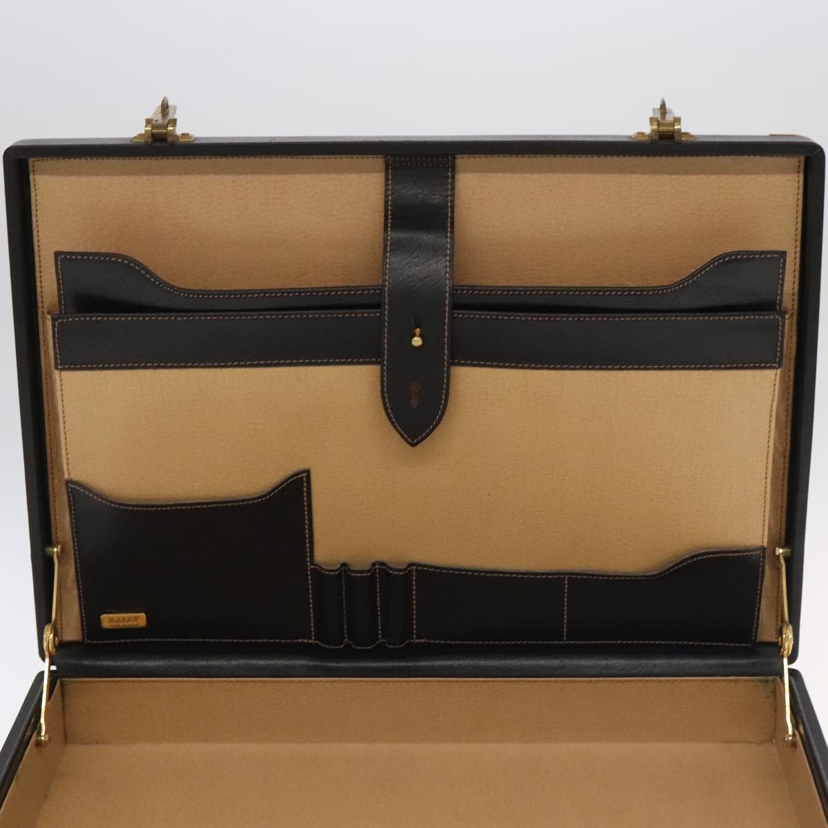 Bally Black Leather Briefcase Bag (Pre-Owned) Size ONE SIZE - 10 Thumbnail