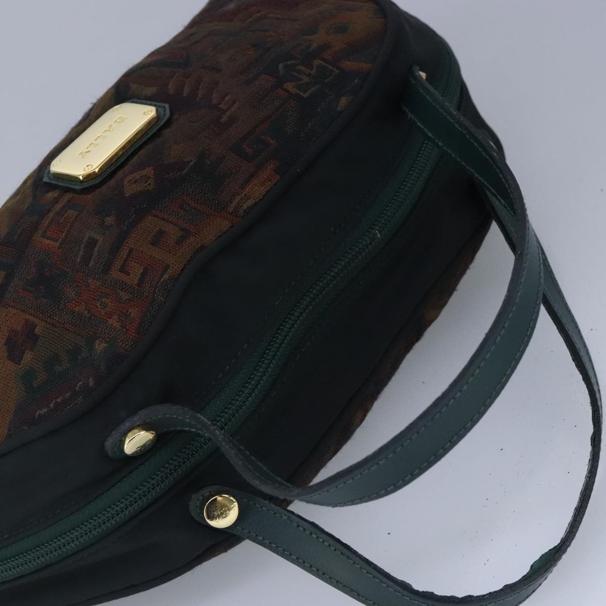 Bally Brown Canvas Handbag (Pre-Owned) Size ONE SIZE - 16 Thumbnail