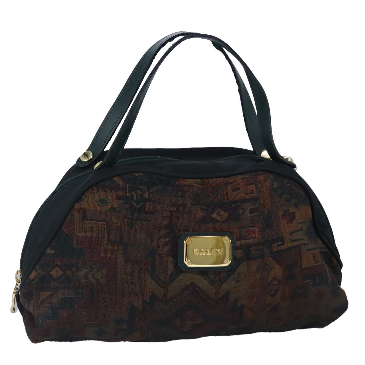 Bally Brown Canvas Handbag (Pre-Owned) Size ONE SIZE - 15 Thumbnail