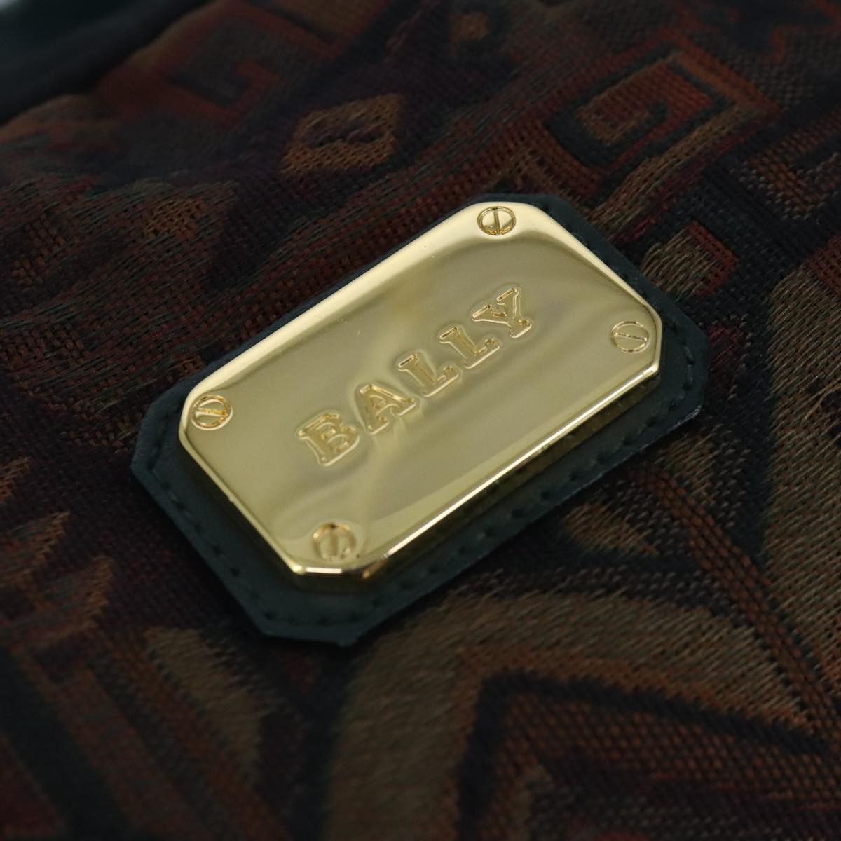 Bally Brown Canvas Handbag (Pre-Owned) Size ONE SIZE - 11 Thumbnail