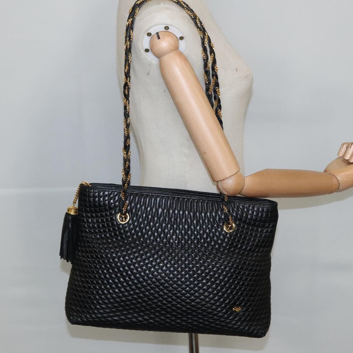 Bally Black Leather Shoulder Bag (Pre-Owned) Size ONE SIZE - 11 Thumbnail