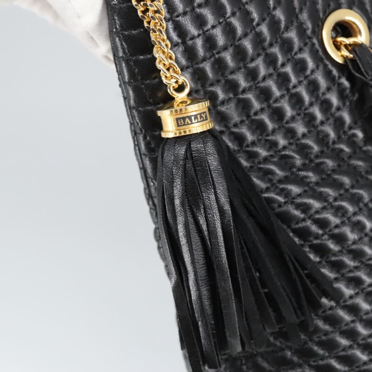 Bally Black Leather Shoulder Bag (Pre-Owned) Size ONE SIZE - 10 Thumbnail