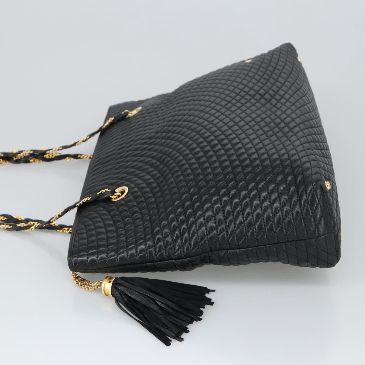 Bally Black Leather Shoulder Bag (Pre-Owned) Size ONE SIZE - 3 Thumbnail