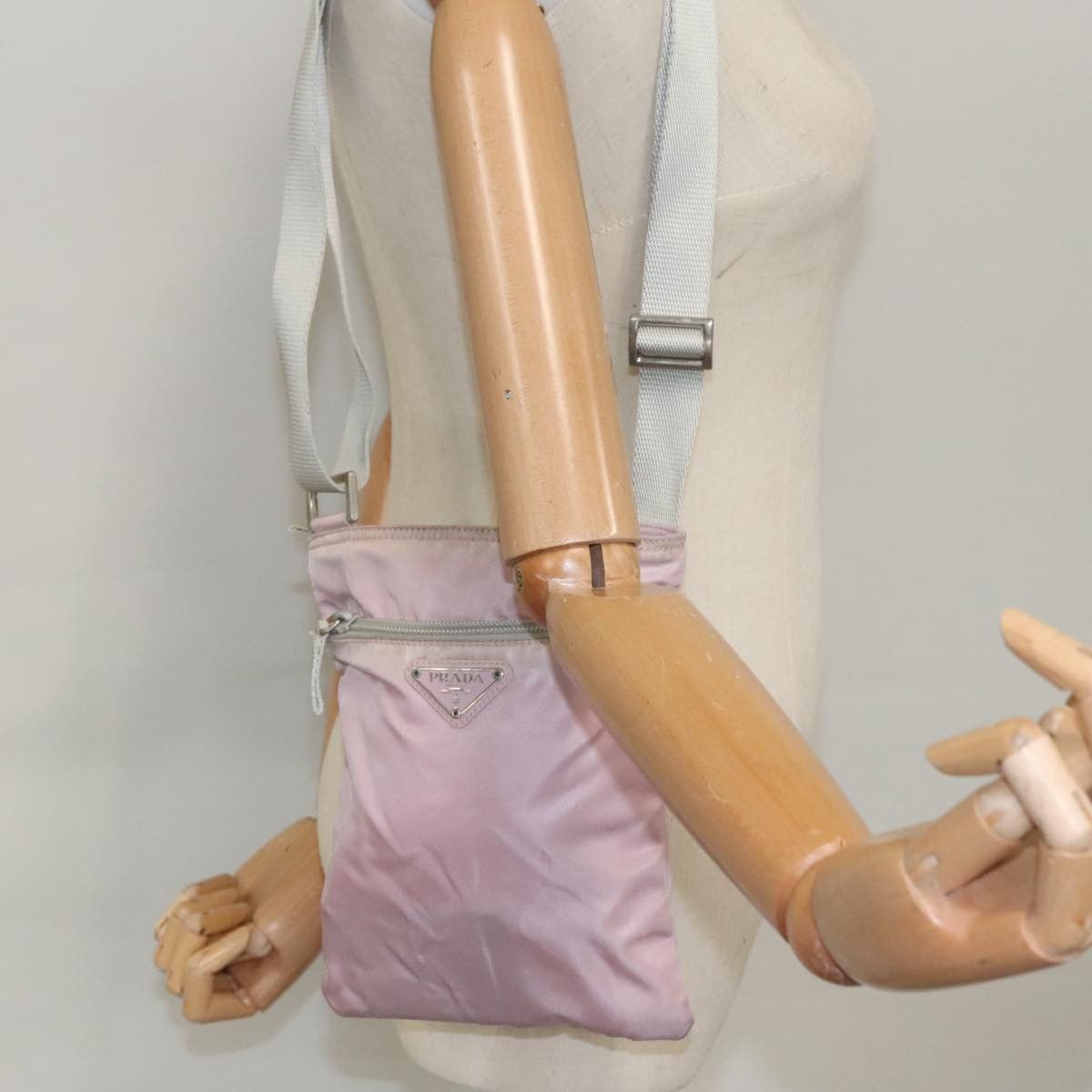 Prada Re-Nylon Pink Synthetic Shoulder Bag (Pre-Owned) Size ONE SIZE - 17 Thumbnail