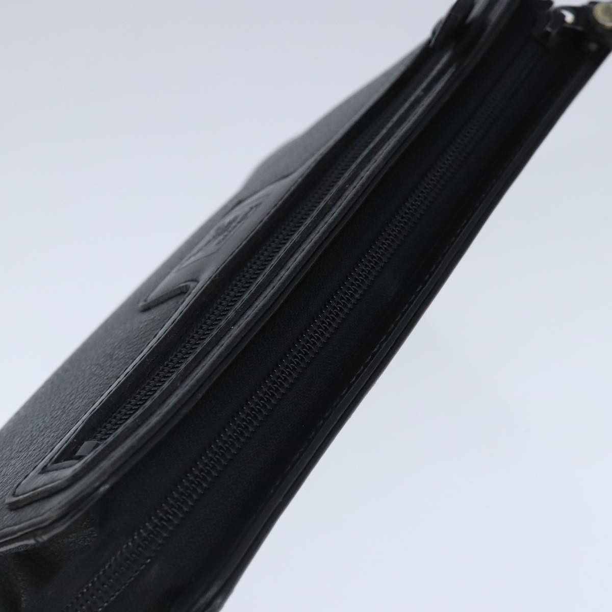 Burberry Black Leather Clutch Bag (Pre-Owned) Size ONE SIZE - 10 Thumbnail