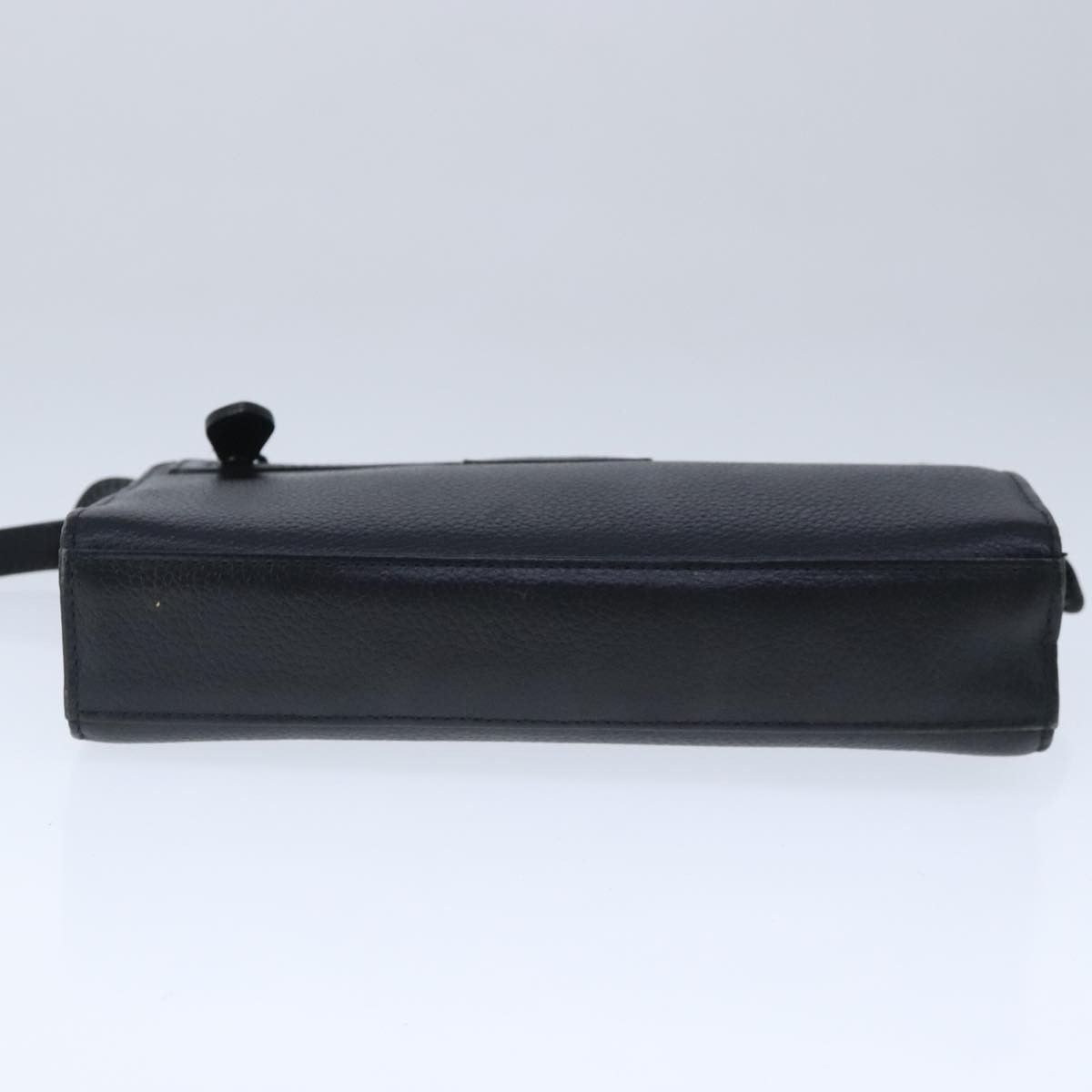 Burberry Black Leather Clutch Bag (Pre-Owned) Size ONE SIZE - 14 Thumbnail
